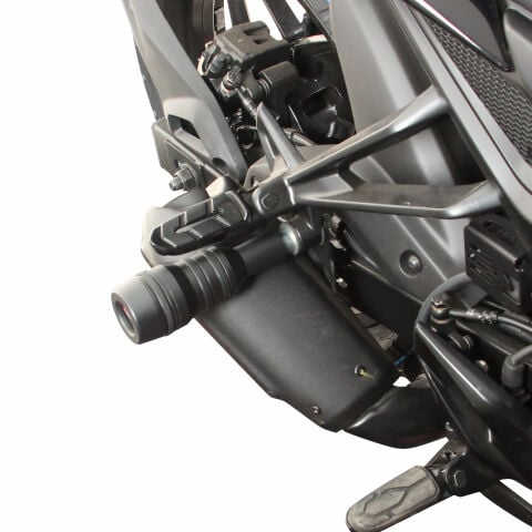 GP Kompozit Bajaj Pulsar F 250 2022-2026 Uyumlu Egzoz Koruma Takozu Siyah