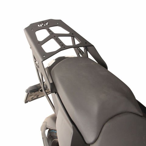 GP Kompozit Bajaj Pulsar F 250 2022-2026 Uyumlu Arka Çanta Demiri Siyah