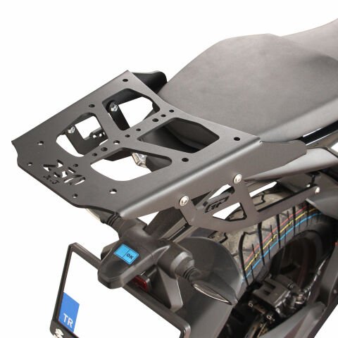 GP Kompozit Bajaj Pulsar F 250 2022-2026 Uyumlu Arka Çanta Demiri Siyah