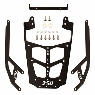 GP Kompozit Bajaj Pulsar F 250 2022-2024 Uyumlu Arka Çanta Demiri Siyah