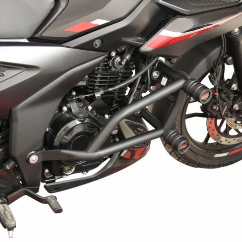 GP Kompozit Bajaj Pulsar F 250 2022-2026 Uyumlu Motor Koruma Demiri Siyah
