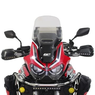 GP Kompozit Honda Africa Twin CRF1100L L1 2020-2023 Uyumlu Baskılı Ön Cam Füme