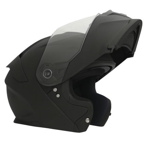 GP NERO MKS004-MB Güneş Vizörlü Şeffaf Çene Açılır Motosiklet Kaskı