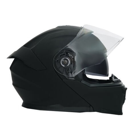 GP NERO MKS004-MB Güneş Vizörlü Şeffaf Çene Açılır Motosiklet Kaskı