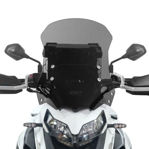GP Kompozit Benelli TRK 502 / 502X 2018-2023 Uyumlu Ön Tur Camı Füme
