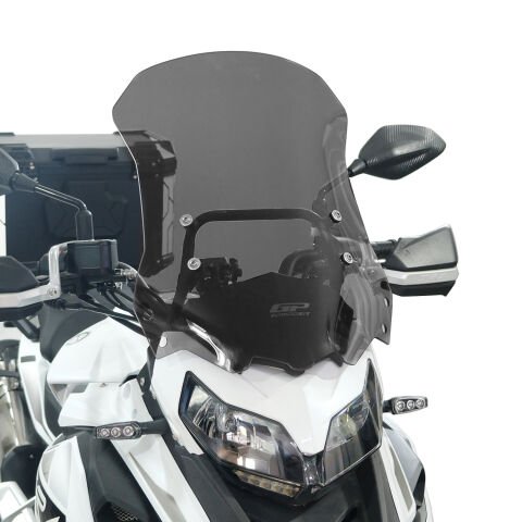 GP Kompozit Benelli TRK 502 / 502X 2018-2023 Uyumlu Ön Tur Camı Füme