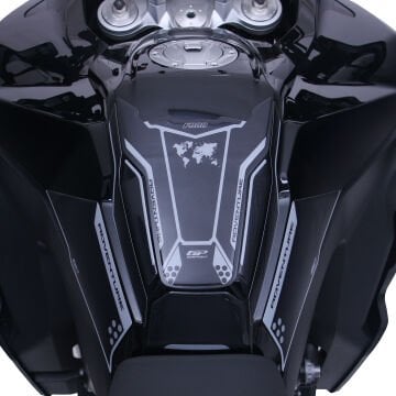 GP Kompozit BMW F 900 GS ADV 2024 Uyumlu Tank Pad Seti Siyah