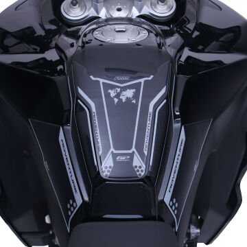 GP Kompozit BMW F 900 GS ADV 2024 Uyumlu Tank Pad Seti Siyah