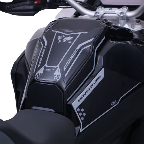 GP Kompozit BMW F 900 GS ADV 2024 Uyumlu Tank Pad Seti Siyah