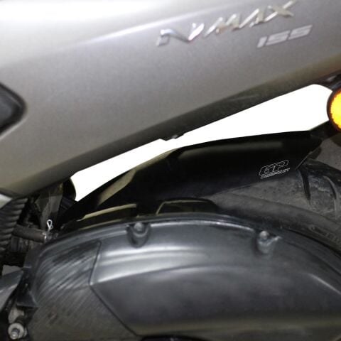 GP Kompozit Yamaha NMAX 125 / 155 2015-2020 Uyumlu Arka Spor Çamurluk Siyah