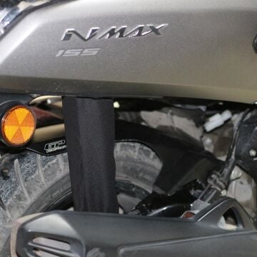 GP Kompozit Yamaha NMAX 125 / 155 2015-2020 Uyumlu Arka Spor Çamurluk Siyah