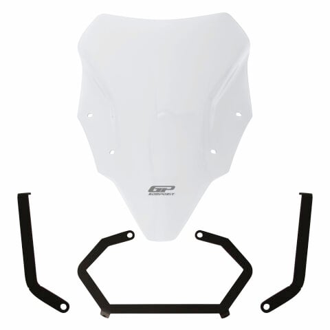 GP Kompozit Bajaj Pulsar N 250 2022-2026 Uyumlu Ön Cam Şeffaf