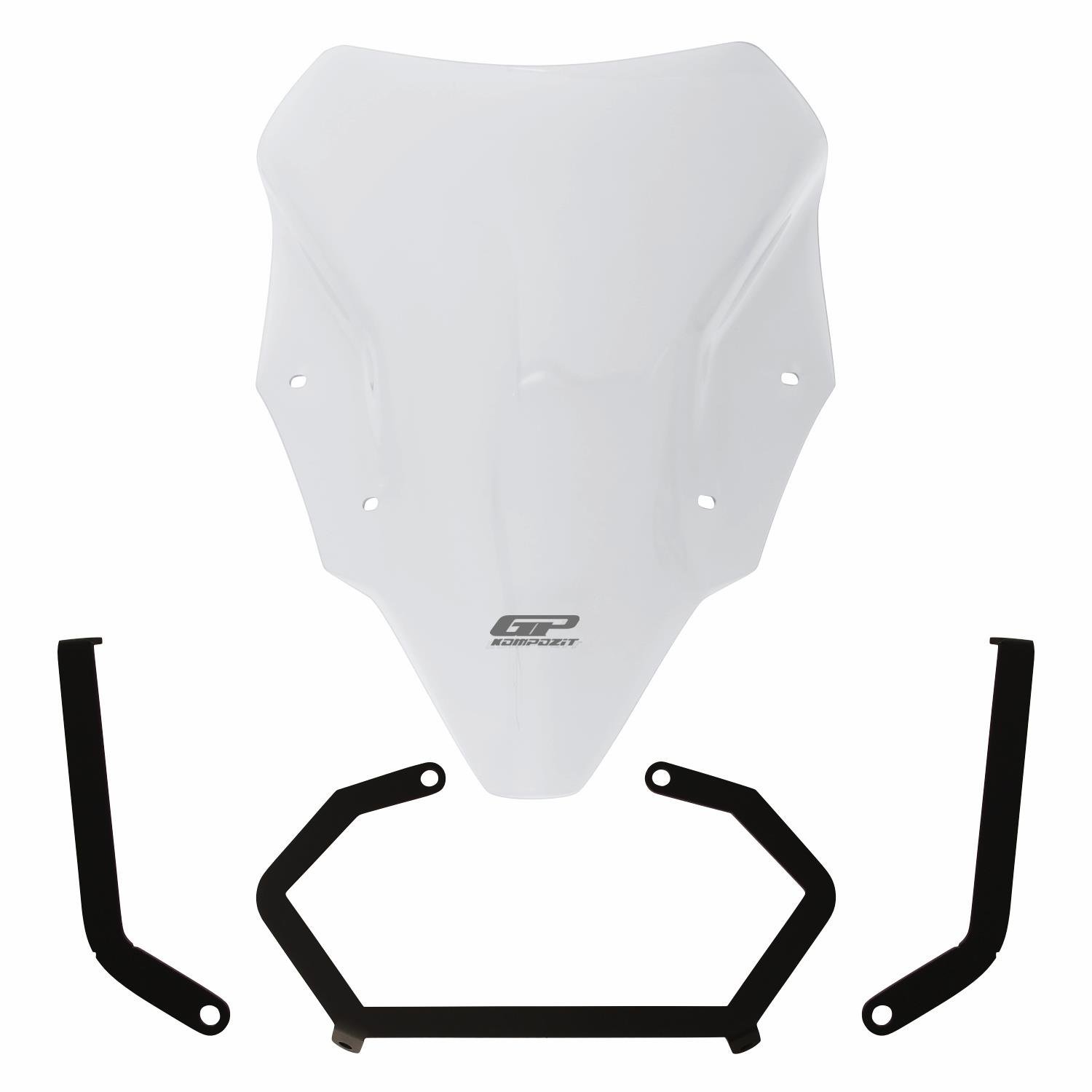 GP Kompozit Bajaj Pulsar N 250 2022-2024 Uyumlu Ön Cam Şeffaf