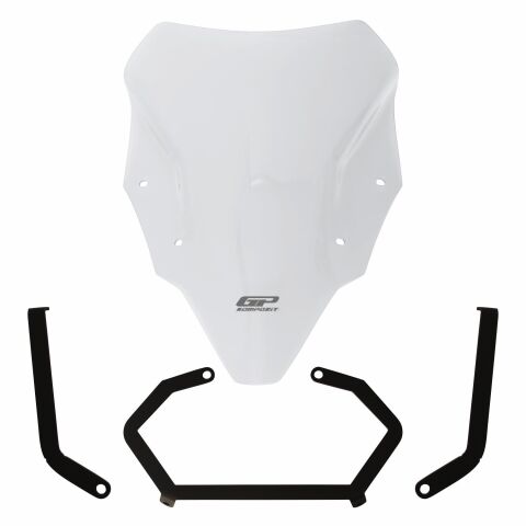 GP Kompozit Bajaj Pulsar N 250 2022-2026 Uyumlu Ön Cam Şeffaf