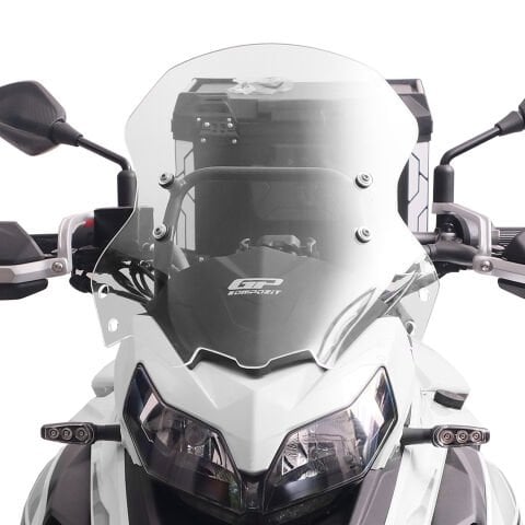 GP Kompozit Benelli TRK 502 / 502X 2018-2023 Uyumlu Ön Cam Şeffaf