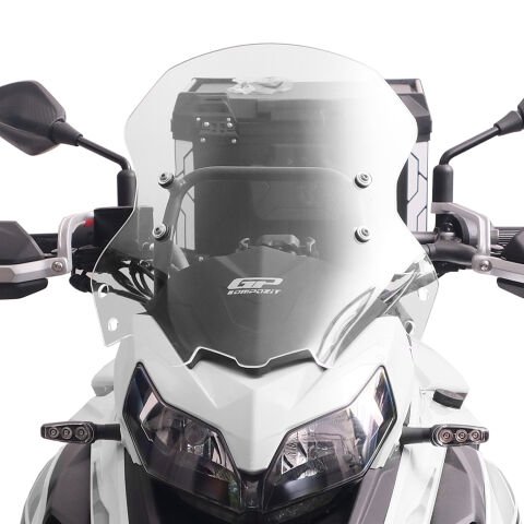 GP Kompozit Benelli TRK 502 / 502X 2018-2023 Uyumlu Ön Cam Şeffaf