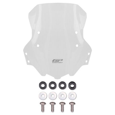 GP Kompozit Benelli TRK 502 / 502X 2018-2023 Uyumlu Ön Cam Şeffaf