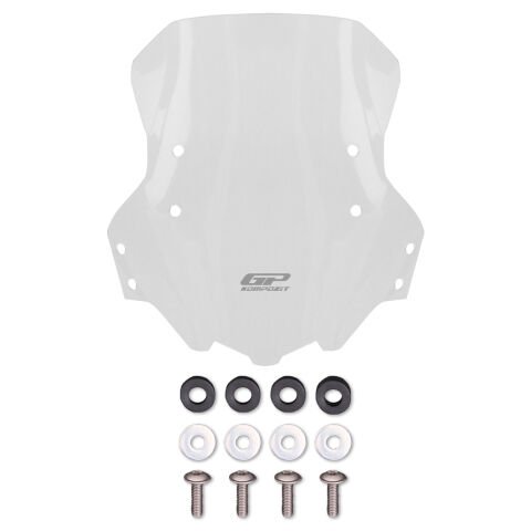 GP Kompozit Benelli TRK 502 / 502X 2018-2023 Uyumlu Ön Cam Şeffaf