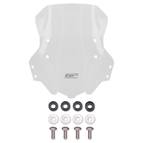 GP Kompozit Benelli TRK 502 / 502X 2018-2023 Uyumlu Ön Cam Şeffaf