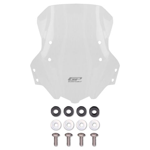 GP Kompozit Benelli TRK 502 / 502X 2018-2023 Uyumlu Ön Cam Şeffaf