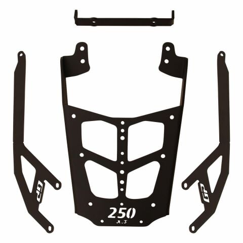 GP Kompozit Bajaj Pulsar N 250 2022-2026 Uyumlu Arka Çanta Demiri Siyah