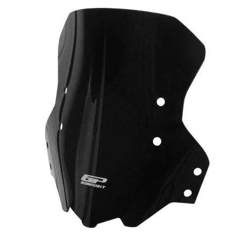 GP Kompozit Benelli TRK 502 / 502X 2018-2023 Uyumlu Ön Cam Siyah