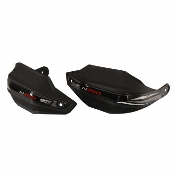 GP Kompozit Bajaj Pulsar N 250 2022-2024 Uyumlu Plastik Elcik Koruma Siyah