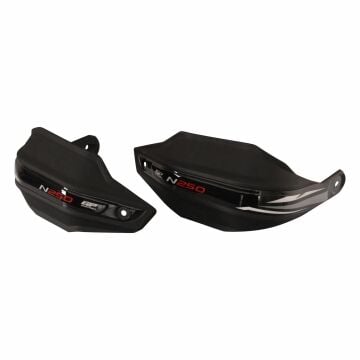 GP Kompozit Bajaj Pulsar N 250 2022-2024 Uyumlu Plastik Elcik Koruma Siyah