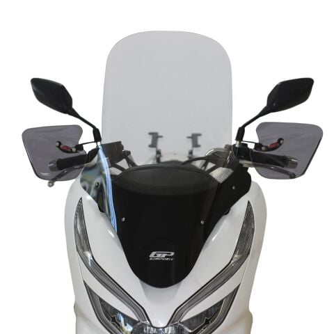 GP Kompozit Honda PCX 125 2018-2020 Uyumlu Ön Tur Camı Şeffaf