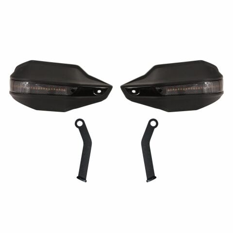 GP Kompozit Bajaj Pulsar N 250 2022-2026 Uyumlu Led Sinyalli Elcik Koruma Siyah