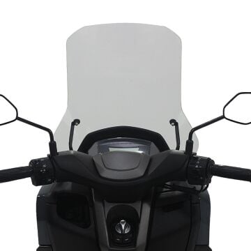 GP Kompozit Yamaha NMAX 125 / 155 2021-2024 Uyumlu Ayaklı Tur Camı Şeffaf