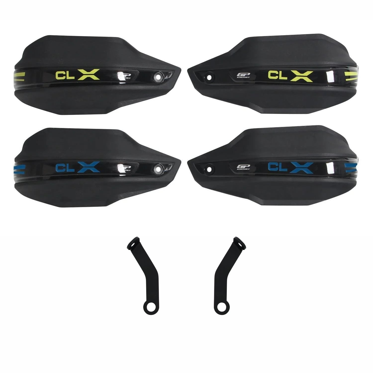GP Kompozit CF Moto 250 CL-X 2022-2026 Uyumlu Plastik Elcik Koruma Siyah