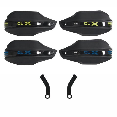 GP Kompozit CF Moto 250 CL-X 2022-2024 Uyumlu Plastik Elcik Koruma Siyah