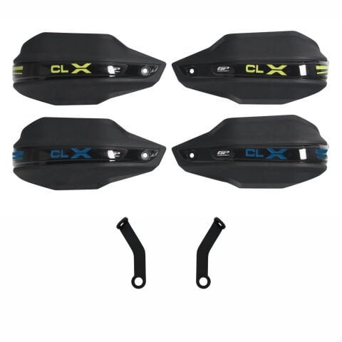 GP Kompozit CF Moto 250 CL-X 2022-2024 Uyumlu Plastik Elcik Koruma Siyah