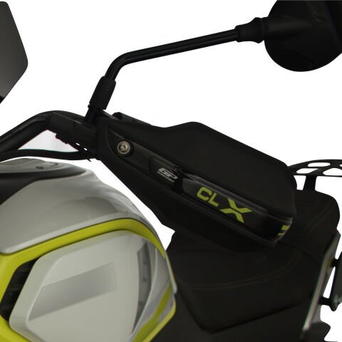 GP Kompozit CF Moto 250 CL-X 2022-2024 Uyumlu Plastik Elcik Koruma Siyah