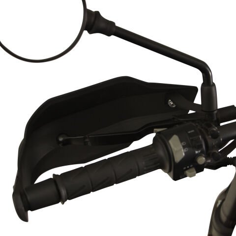 GP Kompozit CF Moto 250 CL-X 2022-2024 Uyumlu Plastik Elcik Koruma Siyah