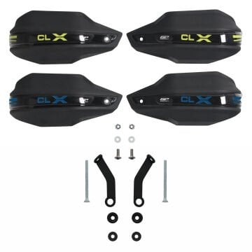 GP Kompozit CF Moto 250 CL-X 2022-2024 Uyumlu Plastik Elcik Koruma Siyah