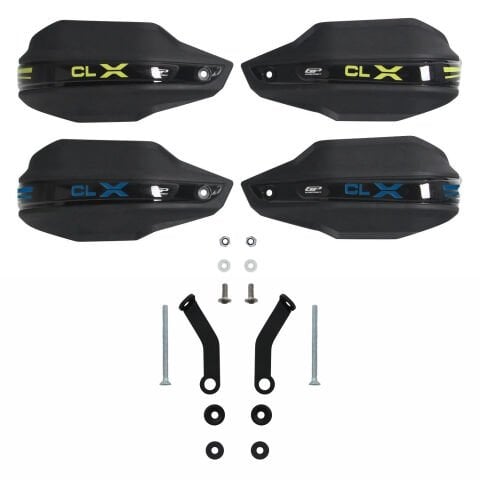 GP Kompozit CF Moto 250 CL-X 2022-2026 Uyumlu Plastik Elcik Koruma Siyah