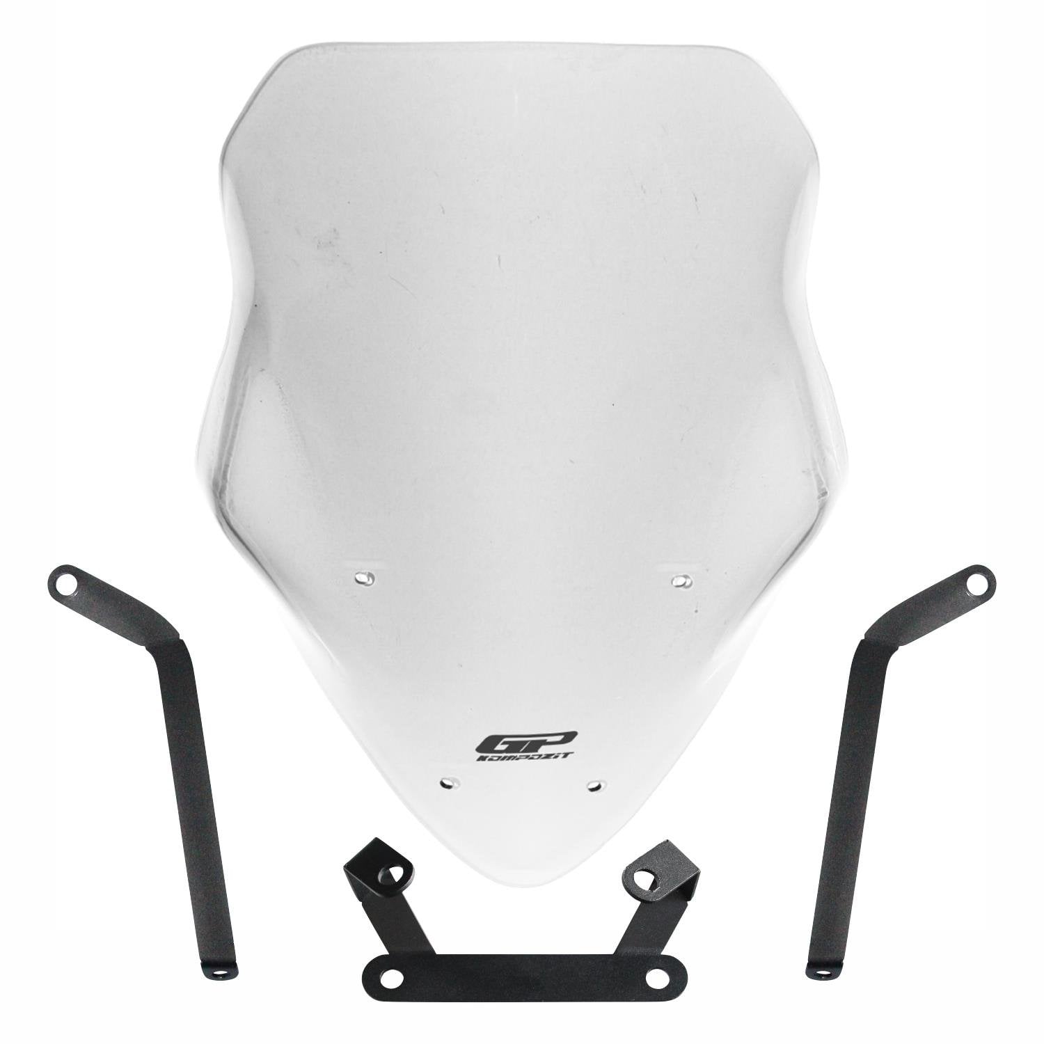 GP Kompozit Bajaj Pulsar NS 200 2011-2024 Uyumlu Uzun Tur Camı Şeffaf