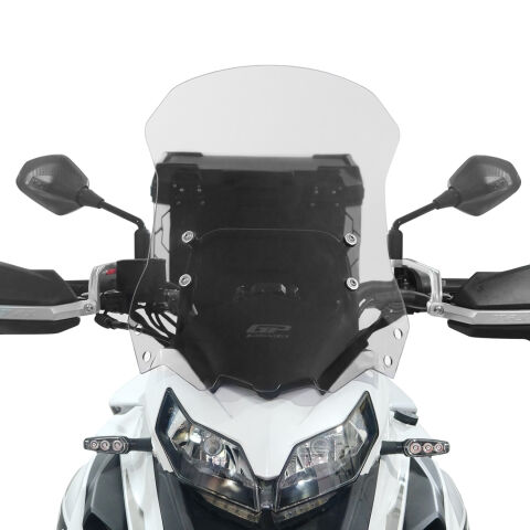 GP Kompozit Benelli TRK 502 / 502X 2018-2023 Uyumlu Ön Tur Camı Şeffaf