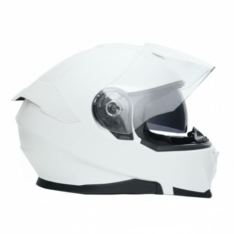 GP NERO MKS004-GW Güneş Vizörlü Şeffaf Çene Açılır Motosiklet Kaskı