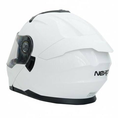 GP NERO MKS004-GW Güneş Vizörlü Şeffaf Çene Açılır Motosiklet Kaskı