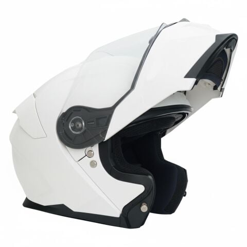 GP NERO MKS004-GW Güneş Vizörlü Şeffaf Çene Açılır Motosiklet Kaskı