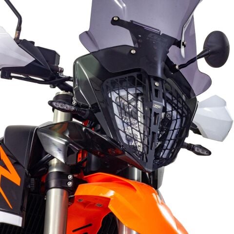 GP Kompozit KTM 790 / 890 ADV / ADV R 2021-2022 Uyumlu Far Koruma Siyah