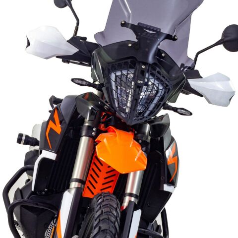 GP Kompozit KTM 790 / 890 ADV / ADV R 2021-2022 Uyumlu Far Koruma Siyah