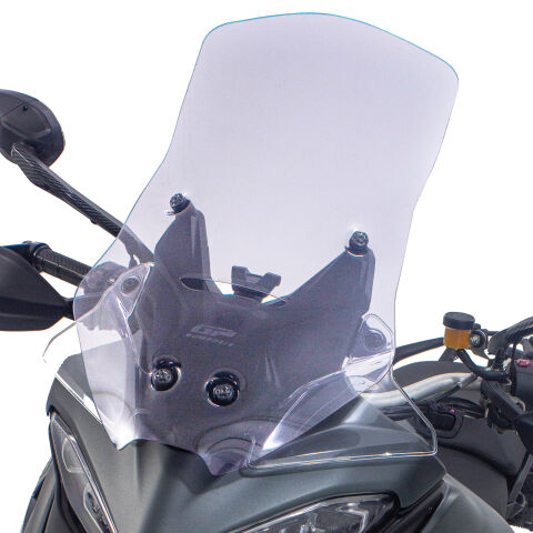 GP Kompozit Ducati Multistrada V4 2021-2023 Uyumlu Tur Camı Şeffaf