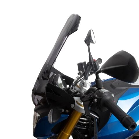 GP Kompozit BMW G 310 R 2018-2019 Uyumlu Ayaklı Ön Tur Camı Füme