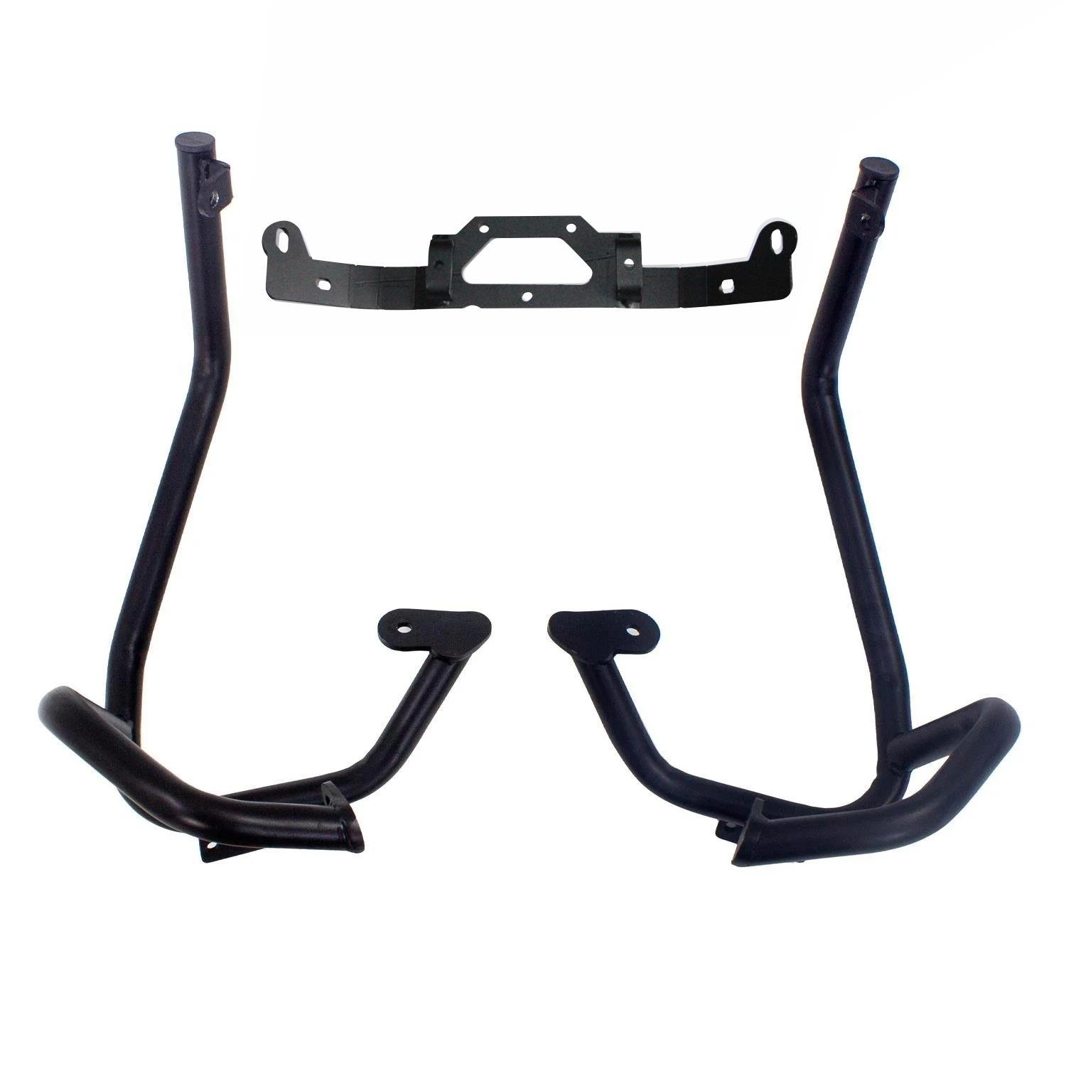 GP Kompozit KTM 790 / 890 ADV / ADV R 2021-2022 Uyumlu Motor Koruma Demiri Siyah