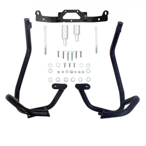 GP Kompozit KTM 790 / 890 ADV / ADV R 2021-2022 Uyumlu Motor Koruma Demiri Siyah
