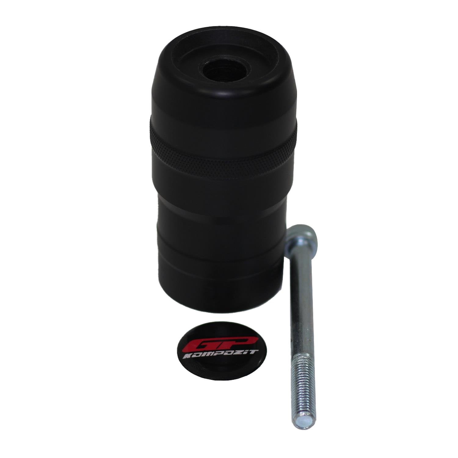 GP Kompozit Yamaha Tenere 700 2019-2024 Uyumlu Egzoz Koruma Takozu Siyah